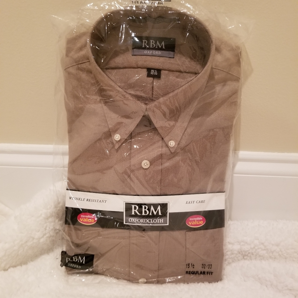 👔 RBM Oxford Wrinkle Resistant Shirt